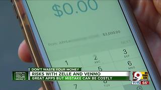 Beware risks with cash transfer apps