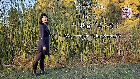 【安妮日記】"一秒鐘“也不行？Not even for "One Second"?