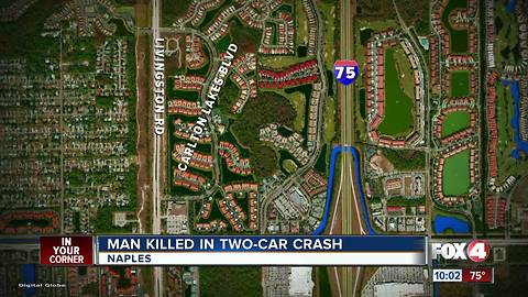 Naples Man killed in Two-Car Crash