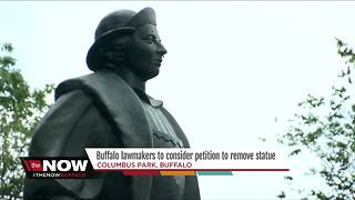 Buffalo considers removing Columbus statue, renaming park