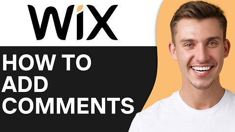 HOW TO ADD COMMENTS TO WIX WEBSITE