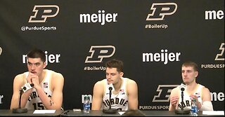 Purdue MBB Players Post-Game Press Conference After 96-68 Win vs. Rutgers