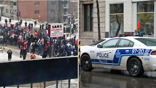 Plus de 432 000 $ en amendes ont été remis à la manifestation de ce dimanche à Montréal