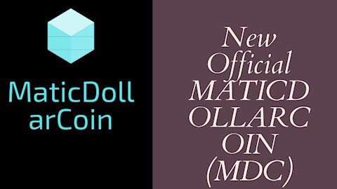 New Official MATICDOLLARCOIN MDC