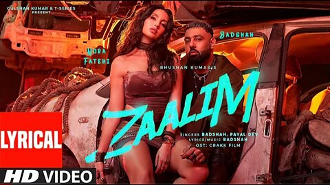 ZAALIM (Lyrical Video): Badshah, Nora Fatehi | Payal Dev I Abderafia El Abdioui| Bhushan K