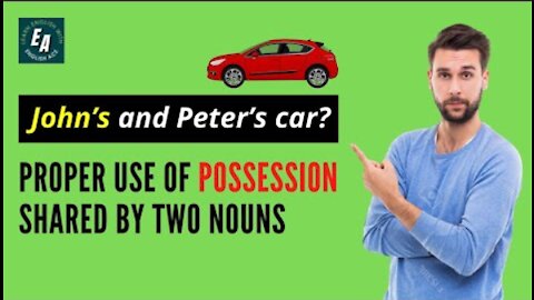 Proper use of "Possession" Shared by Two Nouns