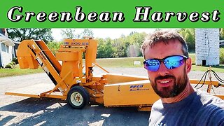 Harvesting Green Beans With an Oxbo BH100 One Row Picker – Vlog 18