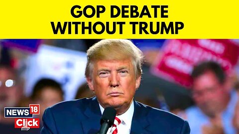 Donald Trump News | Republicans Ready For Trump-Less First Presidential Debate | U.S News