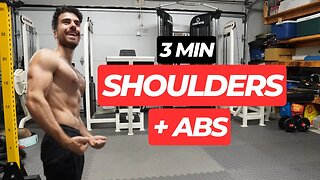 3 MIN Shoulders & Abs Workout