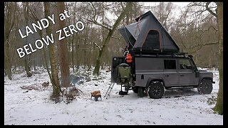 Roof Top Tent Camping in the Snow