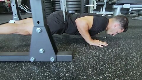 Band Assisted Pushup Hover Isometrics