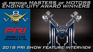 JE Pistons Masters Of Motors Winner Dan Jesel 2018 PRI Show Interview