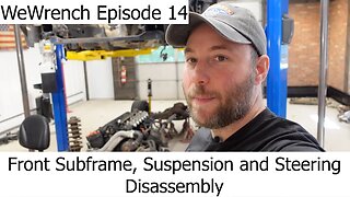 WeWrench Episode 14 BMW E34 M5 Subframe, Suspension and Steering Teardown - Automotive Restoration