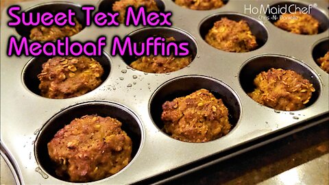 Sweet Tex Mex Meatloaf Muffins | Dining In With Danielle