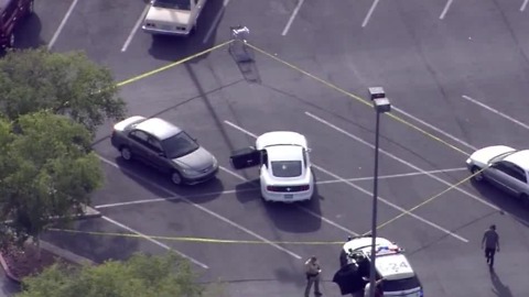 Police searching for shooting suspect near Nellis, Stewart