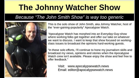 The Johnny Watcher Show E8: What Do I Want from Government?