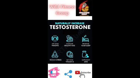 🔥Naturally Increase Testosterone🔥#fitness🔥#wildfitnessgroup🔥#shorts🔥