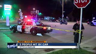 Milwaukee Police: 2 injured after being struck by car