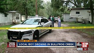 9-year-old dies after being pulled from Gibsonton creek, deputies say