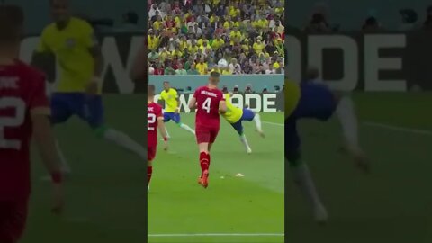 Brazilian Bicycle Kick Richarlison vs Serbia World Cup 2022 #brazil #worldcup #bicyclekick