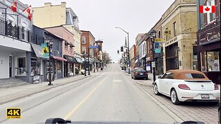 Driving in CANADA - NEWMARKET Ontario Canada