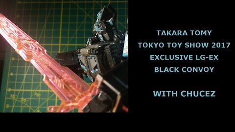 Transformers Review LG-EX Black Convoy (Tokyo Toy Show Edition Headmaster)