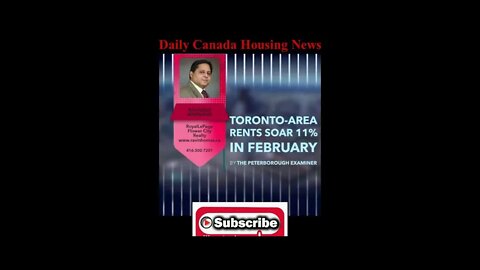Toronto-area rents soar 11% in February || Ravin Homes #trending || Canada Housing New || GTA Rental