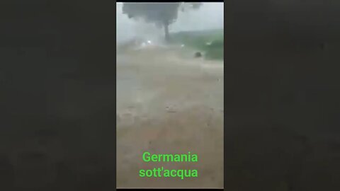 Germania Sott'acqua - La Terribile alluvione di Kassel #shorts