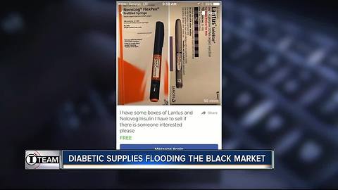 Diabetics sell insulin and test strips on black market for extra cash