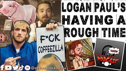 Logan Paul is Having a Rough Time | Clip from Pro Wrestling Podcast Podcast #loganpaul #coffeezilla