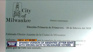 Milwaukee voters in Spanish-speaking communities mistakenly sent flyer with incorrect election date