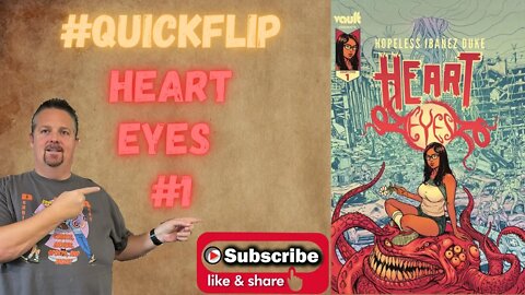 Heart Eyes #1 Vault Comics #QuickFlip Comic Book Review Dennis Hopeless,Victor Ibáñez #shorts