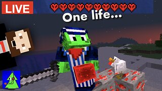 Guy With 200+ Deaths Tries Hardcore Minecraft...- Minecraft Live Stream Ep4 - Exclusively on Rumble!