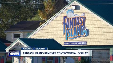 Fantasy Island Halloween display removed after complaints