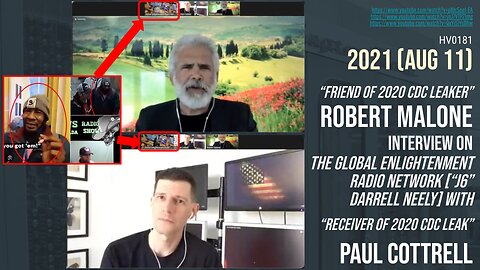 [2021 Aug 11] Robert Malone / Paul Cottrell / J6 Darrell Neely / Global Enlightenment Radio Network