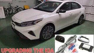 Kia Forte GT2 HomeLink Factory style garage door opener install