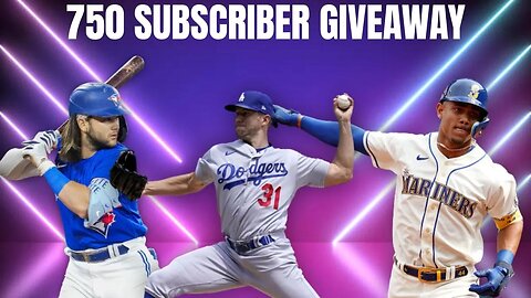 750 SUBSCRIBER GIVEAWAY LIVE!!!!!!! BASEBALL CARD BROTHERS