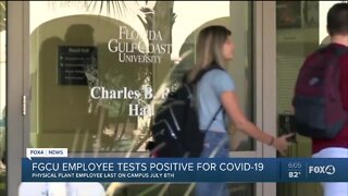 FGCU employee tests positive for coronavirus