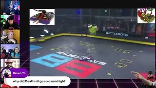 Why does Hydra flip Deathroll so high? GYRO! BattleBots Clip From Livestream 10.0 Hydra / Fusion