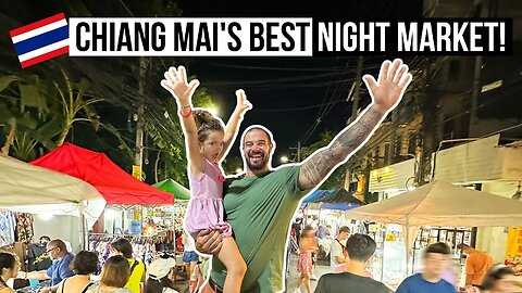 This NIGHT MARKET in Chiang Mai is HUGE! | Why Tha Pae WALKING STREET is our FAVOURITE!