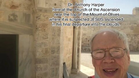 Dr Harper at Mount of Olives Jerusalem Israel June 4, 2023