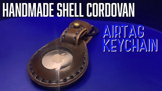 How to Make an AirTag Keychain with Horween Shell Cordovan Leather