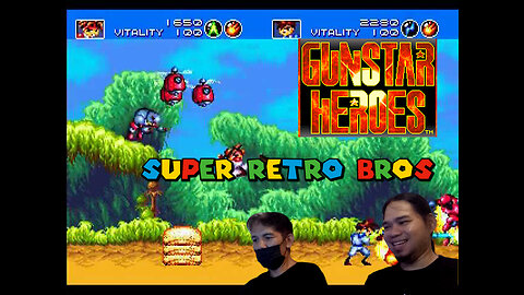 Gunstar Heroes gameplay (SEGA GENESIS)