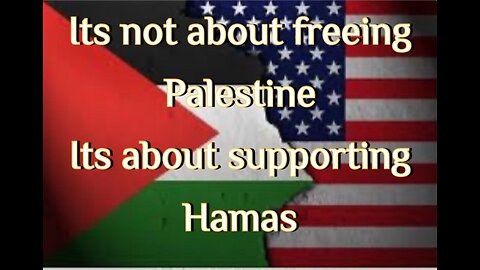 It’s not about freeing Palestine