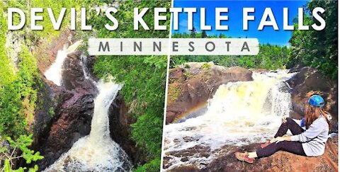 DEVIL’S KETTLE WATERFALL | Hiking A LOT of Stairs! | Minnesota’s North Shore State Parks
