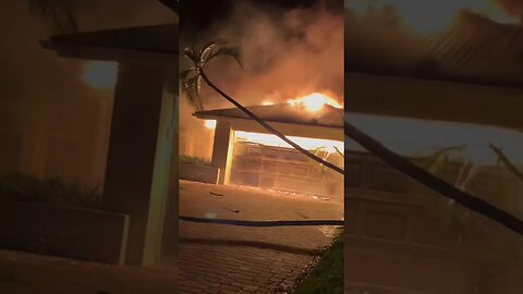 Hurricane Ian - House fires after flooding in Cape Coral