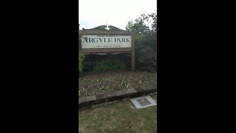 Argyle park and trains in Babylon Suffolk County NY