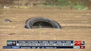 Storm continues to bring heavy rain to Kern County
