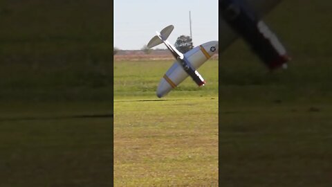 How Not To Land A P-47 || RC Plane