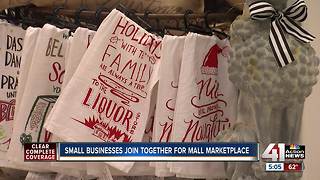 Small business join together for mall marketplace